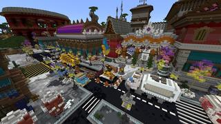 Screenshot of the Minecraft Bedrock Marketplace product Sublime City created by Team Visionary.