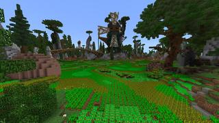 Screenshot of the Minecraft Bedrock Marketplace product Sublime City created by Team Visionary.