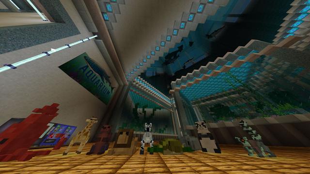 Screenshot of the Minecraft Bedrock Marketplace product Tropical City Resort created by Team Visionary.
