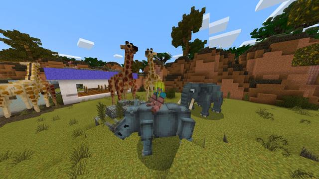 Screenshot of the Minecraft Bedrock Marketplace product Tropical City Resort created by Team Visionary.