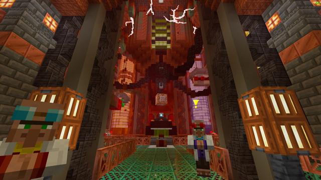 Screenshot of the Minecraft Bedrock Marketplace product Black Hole created by Team VoidFeather.