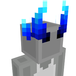 Thumbnail of the Minecraft Bedrock Marketplace product Blue Fiery Horns created by Team VoidFeather.