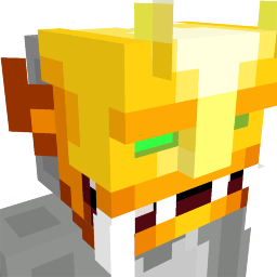 Thumbnail of the Minecraft Bedrock Marketplace product Golden Oni Mask created by Team VoidFeather.