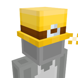 Thumbnail of the Minecraft Bedrock Marketplace product Golden Suit Tophat created by Team VoidFeather.
