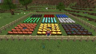 Screenshot of the Minecraft Bedrock Marketplace product GROWABLE ORE CROPS created by Team VoidFeather.