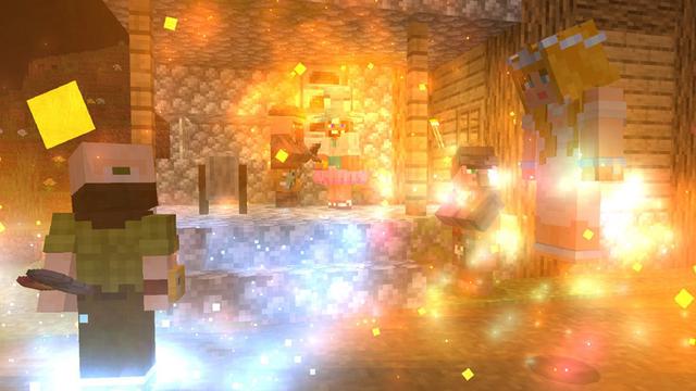 Screenshot of the Minecraft Bedrock Marketplace product Jumppads & Particles Add-On created by Team VoidFeather.