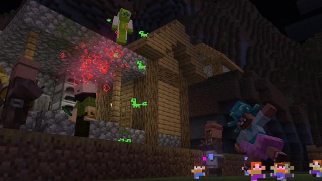 Screenshot of the Minecraft Bedrock Marketplace product Jumppads & Particles Add-On created by Team VoidFeather.