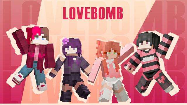 Thumbnail of the Minecraft Bedrock Marketplace product Love Bomb created by Team VoidFeather.