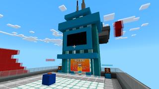 Screenshot of the Minecraft Bedrock Marketplace product ONLY UP! Lucky Block created by Team VoidFeather.