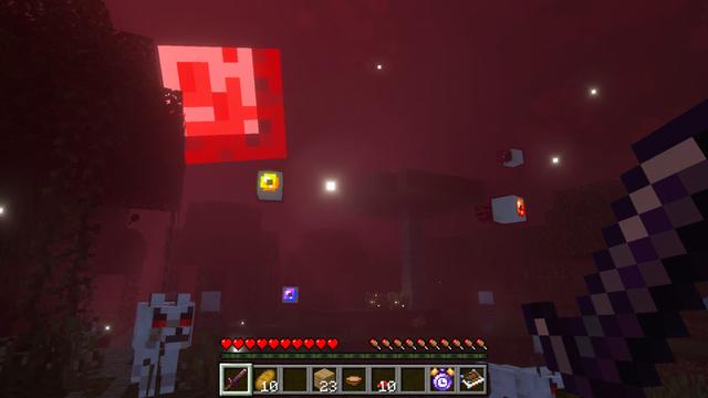 Screenshot of the Minecraft Bedrock Marketplace product Random Events created by Team VoidFeather.