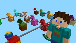 Screenshot of the Minecraft Bedrock Marketplace product Skyblock 100 Days, 100 Islands created by Team VoidFeather.