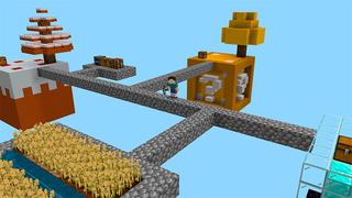 Screenshot of the Minecraft Bedrock Marketplace product Skyblock 100 Days, 100 Islands created by Team VoidFeather.