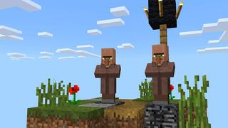 Screenshot of the Minecraft Bedrock Marketplace product SkyTrade created by Team Wooloo.