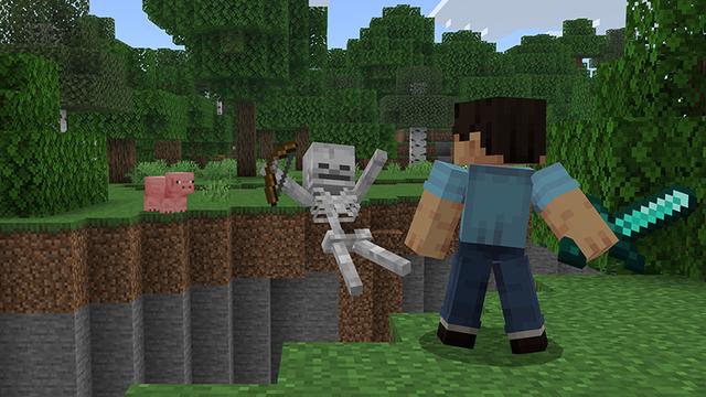 Screenshot of the Minecraft Bedrock Marketplace product Physics Pro Add-On created by Team Workbench.