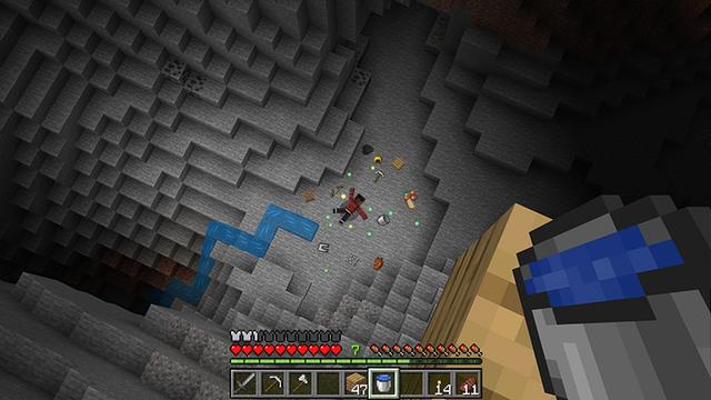 Screenshot of the Minecraft Bedrock Marketplace product Physics Pro Add-On created by Team Workbench.