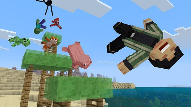 Screenshot of the Minecraft Bedrock Marketplace product Physics Pro Add-On created by Team Workbench.