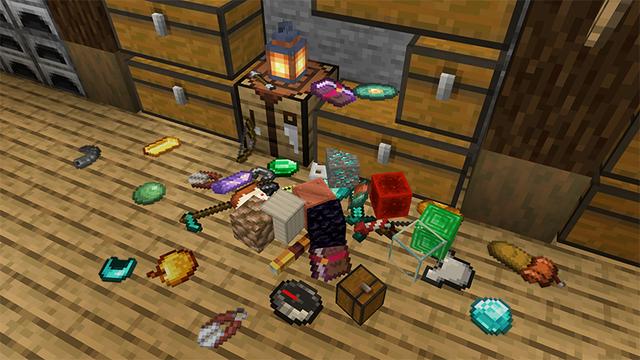 Screenshot of the Minecraft Bedrock Marketplace product Physics Pro Add-On created by Team Workbench.