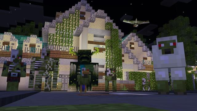 Screenshot of the Minecraft Bedrock Marketplace product ZOMBIES created by Team Workbench.