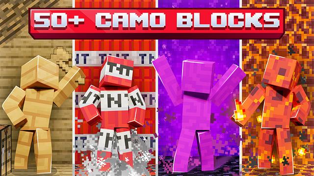 Thumbnail of the Minecraft Bedrock Marketplace product CAMO BLOCKS created by Teplight.