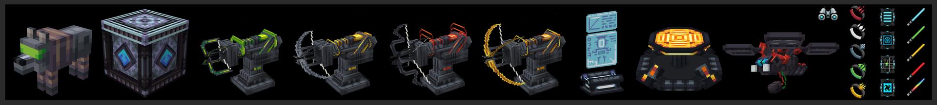 Panorama of the Minecraft Bedrock Marketplace product Craftable Gadgets created by Teplight.