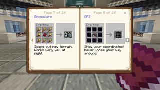 Screenshot of the Minecraft Bedrock Marketplace product Craftable Gadgets created by Teplight.