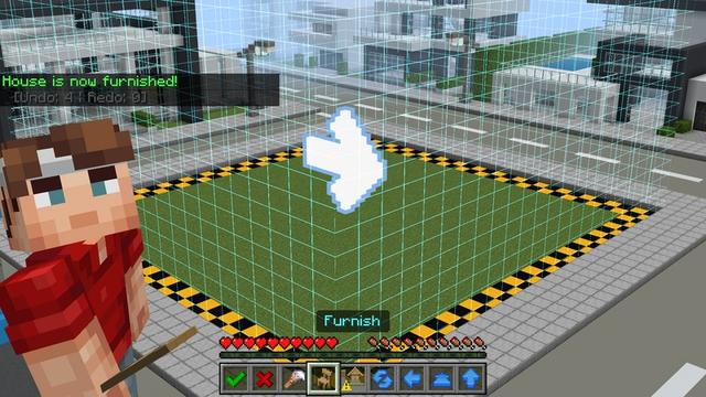 Screenshot of the Minecraft Bedrock Marketplace product Craftable Houses Add-On created by Teplight.