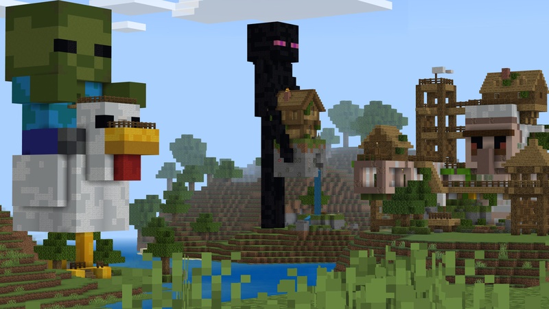 Screenshot of the Minecraft Bedrock Marketplace product Craftable Houses Add-On created by Teplight.