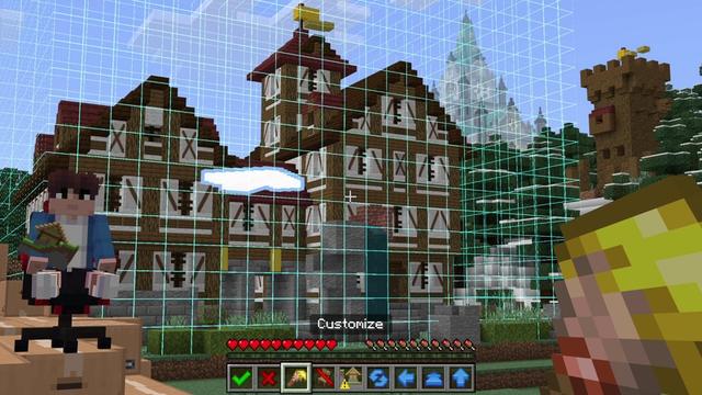 Screenshot of the Minecraft Bedrock Marketplace product Craftable Houses Add-On created by Teplight.