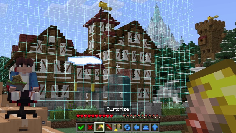 Screenshot of the Minecraft Bedrock Marketplace product Craftable Houses Add-On created by Teplight.