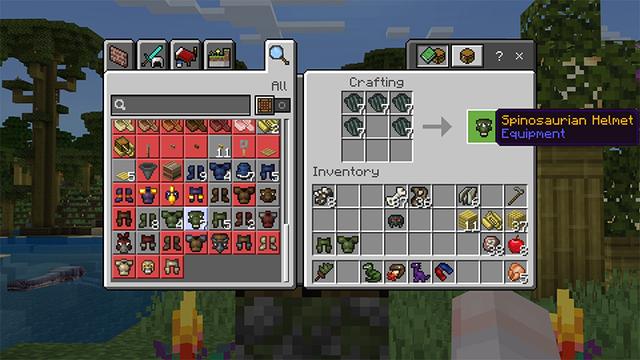 Screenshot of the Minecraft Bedrock Marketplace product Dinosaur Biomes created by Teplight.