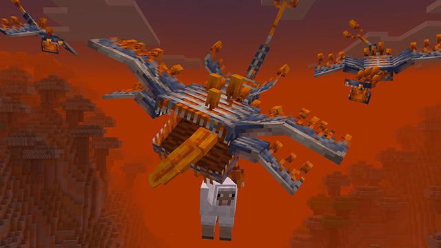 Screenshot of the Minecraft Bedrock Marketplace product Fungus Infection Add-On created by Teplight.