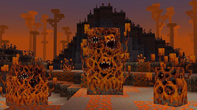 Screenshot of the Minecraft Bedrock Marketplace product Fungus Infection Add-On created by Teplight.