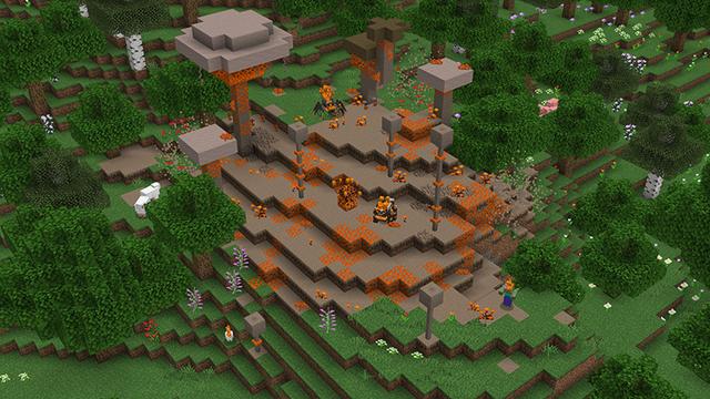 Screenshot of the Minecraft Bedrock Marketplace product Fungus Infection Add-On created by Teplight.