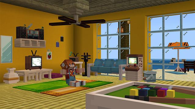 Screenshot of the Minecraft Bedrock Marketplace product Furniture++ Add-On created by Teplight.