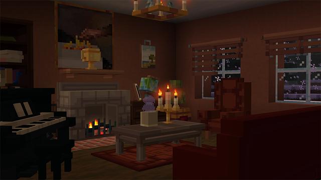 Screenshot of the Minecraft Bedrock Marketplace product Furniture++ Add-On created by Teplight.
