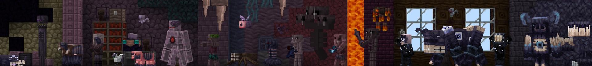 Panorama of the Minecraft Bedrock Marketplace product Infection created by Teplight.