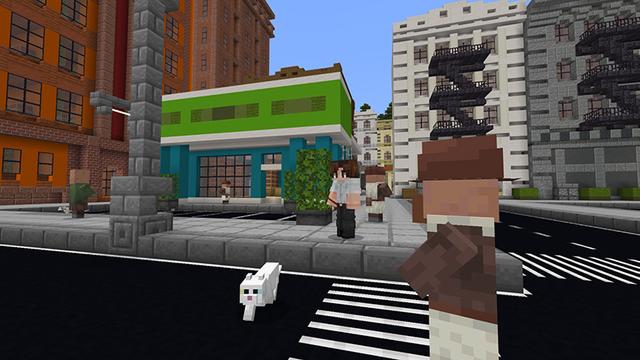 Screenshot of the Minecraft Bedrock Marketplace product Infinity City created by Teplight.