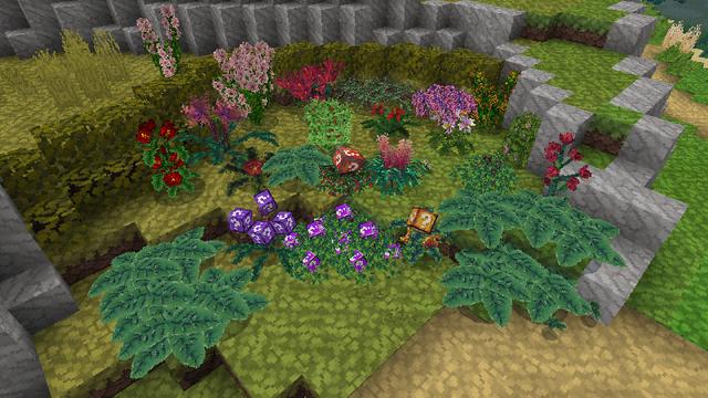 Screenshot of the Minecraft Bedrock Marketplace product Lucky Plants Mash-up created by Teplight.