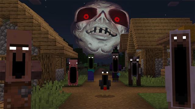 Screenshot of the Minecraft Bedrock Marketplace product LUNAR MOON Add-On created by Teplight.