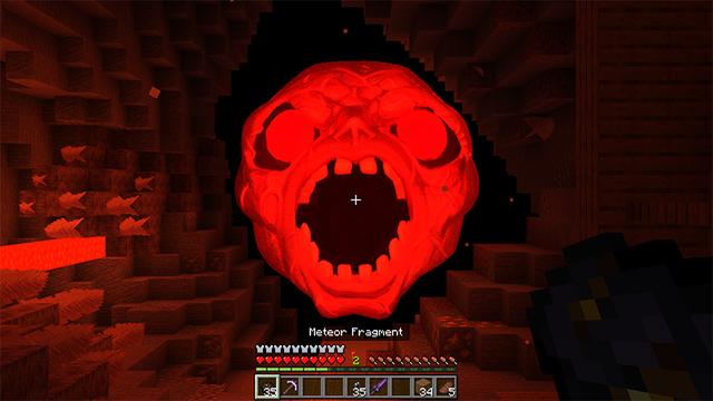 Screenshot of the Minecraft Bedrock Marketplace product LUNAR MOON Add-On created by Teplight.