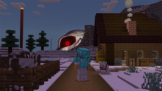 Screenshot of the Minecraft Bedrock Marketplace product LUNAR MOON Add-On created by Teplight.