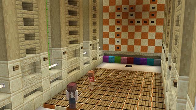 Screenshot of the Minecraft Bedrock Marketplace product Millionaire Challenge Rush created by Teplight.