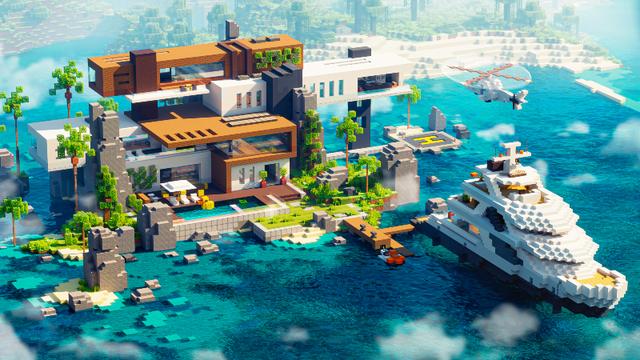 Thumbnail of the Minecraft Bedrock Marketplace product Millionaire House created by Teplight.