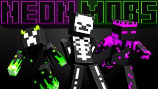 Thumbnail of the Minecraft Bedrock Marketplace product NEON MOBS created by Teplight.