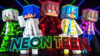 Thumbnail of the Minecraft Bedrock Marketplace product Neon Teen created by Teplight.
