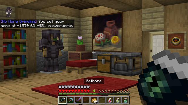 Screenshot of the Minecraft Bedrock Marketplace product No More Grind Add-On created by Teplight.