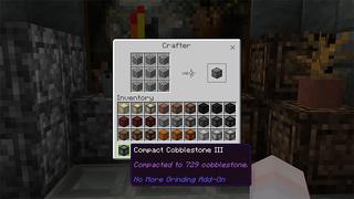 Screenshot of the Minecraft Bedrock Marketplace product No More Grind Add-On created by Teplight.