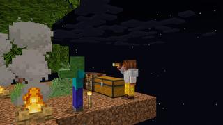 Screenshot of the Minecraft Bedrock Marketplace product ONEBLOCK created by Teplight.