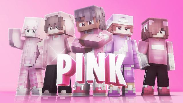 Thumbnail of the Minecraft Bedrock Marketplace product Pink Style created by Teplight.