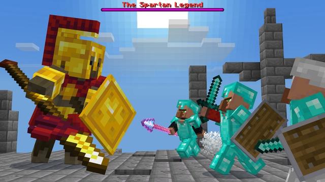 Screenshot of the Minecraft Bedrock Marketplace product RPG Villager Add-On created by Teplight.